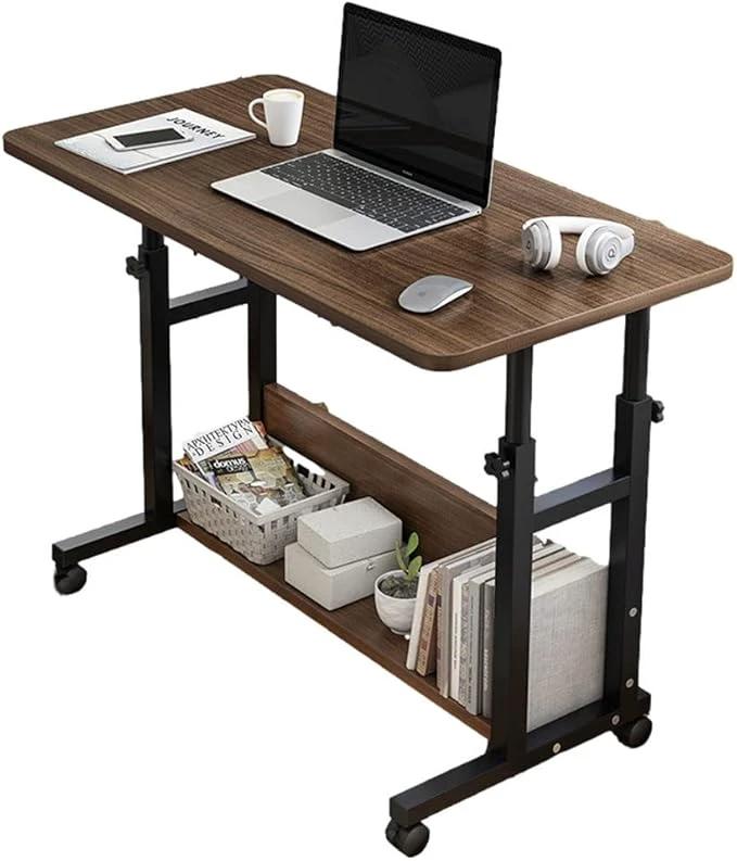 Portable Laptop Table with Wheels Heavy Duty 50kg Load Capacity Multiple Colors. Desks Workspace Tables