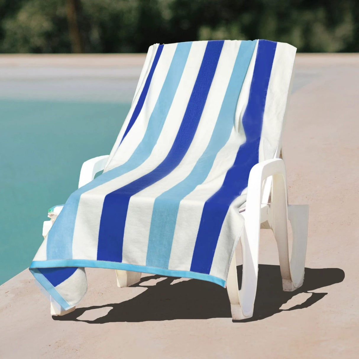 100% Cotton Stripped Beach Towels and Pool Towels Home & Living Beach Towels