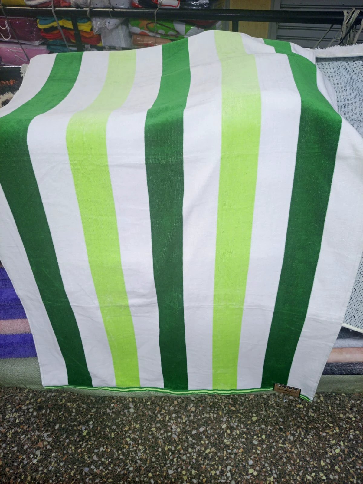 100% Cotton Stripped Beach Towels and Pool Towels Home & Living Beach Towels