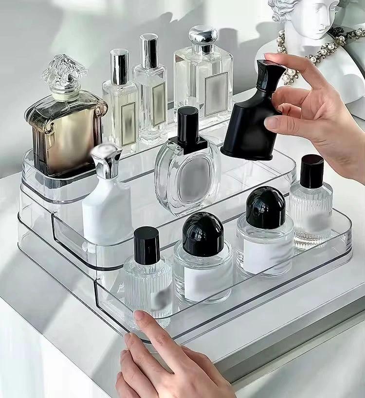 3 Layer Acrylic Multipurpose Display Rack Home & Living Household Storage Caddies