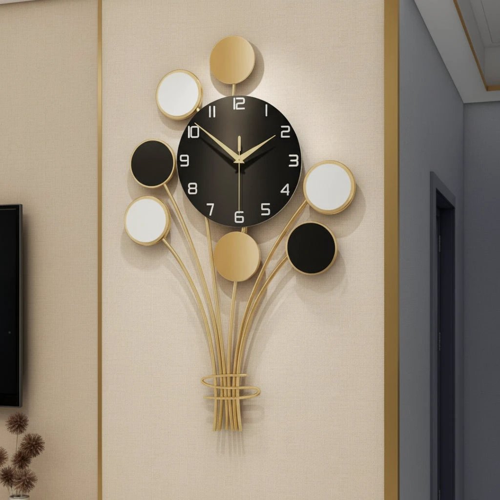 Geometric Shaped Wall Clock Home & Garden Wall Clocks
