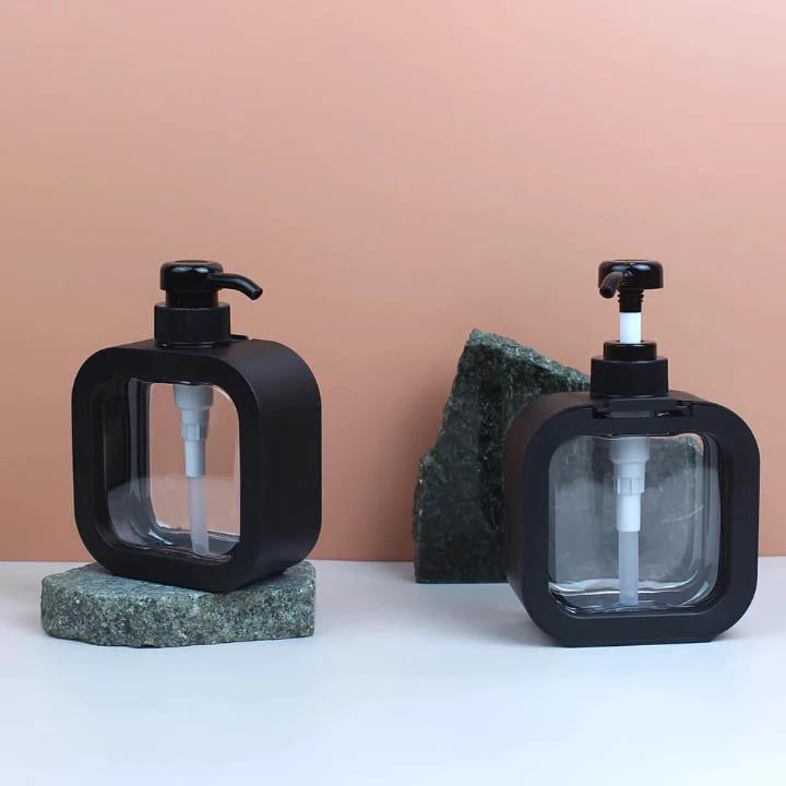 500ml Refillable Liquid Soap Dispenser High Quality Plastic Black White Bathroom Kitchen Home & Garden Soap & Lotion Dispensers
