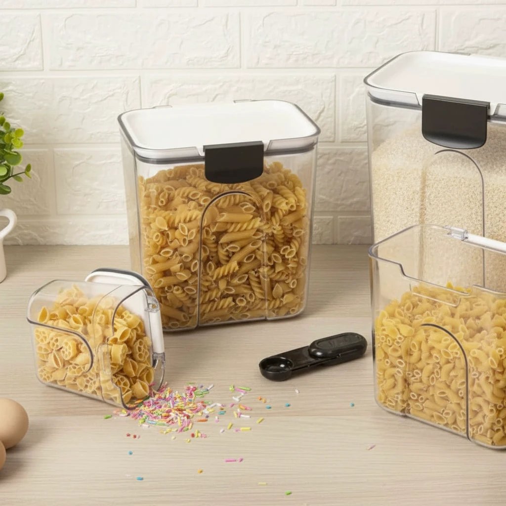 4 Pcs Airtight Food Storage Container Set Kitchen & Dining Food Storage Containers
