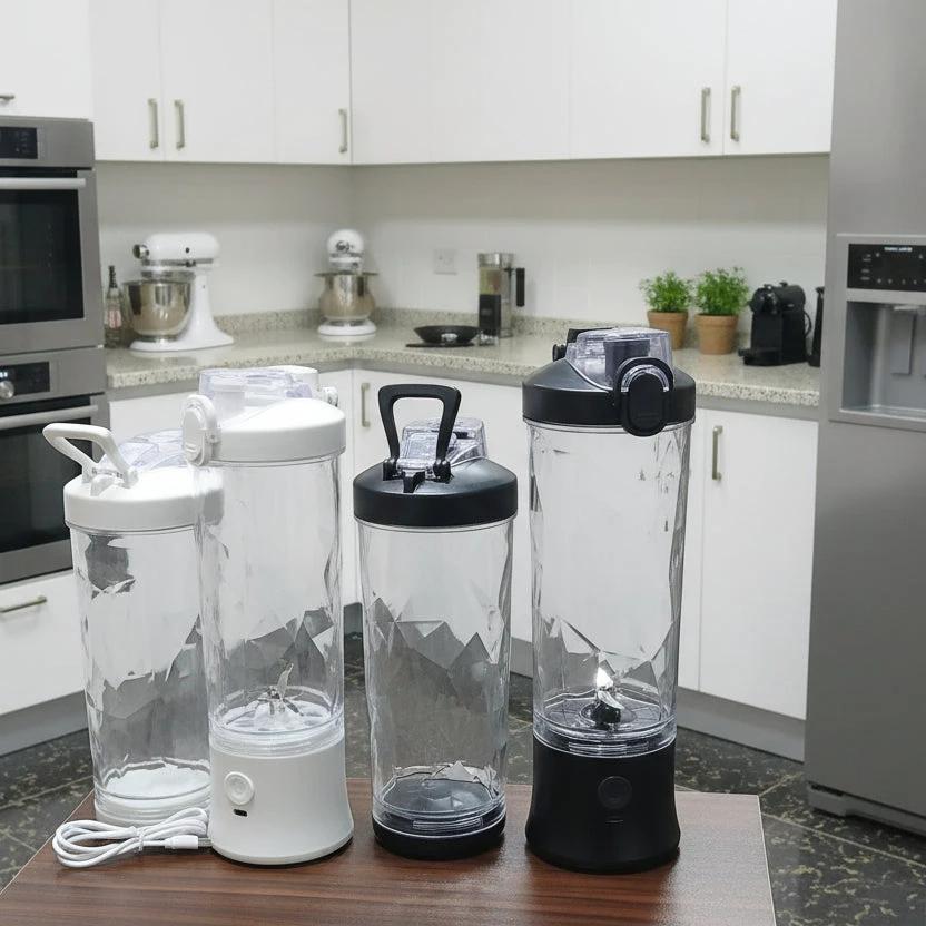 600ml Rechargeable Electric Blender 4000mAh 150W 6 Blades Pulse Blend Waterproof Detachable Kitchen & Dining Food Blenders