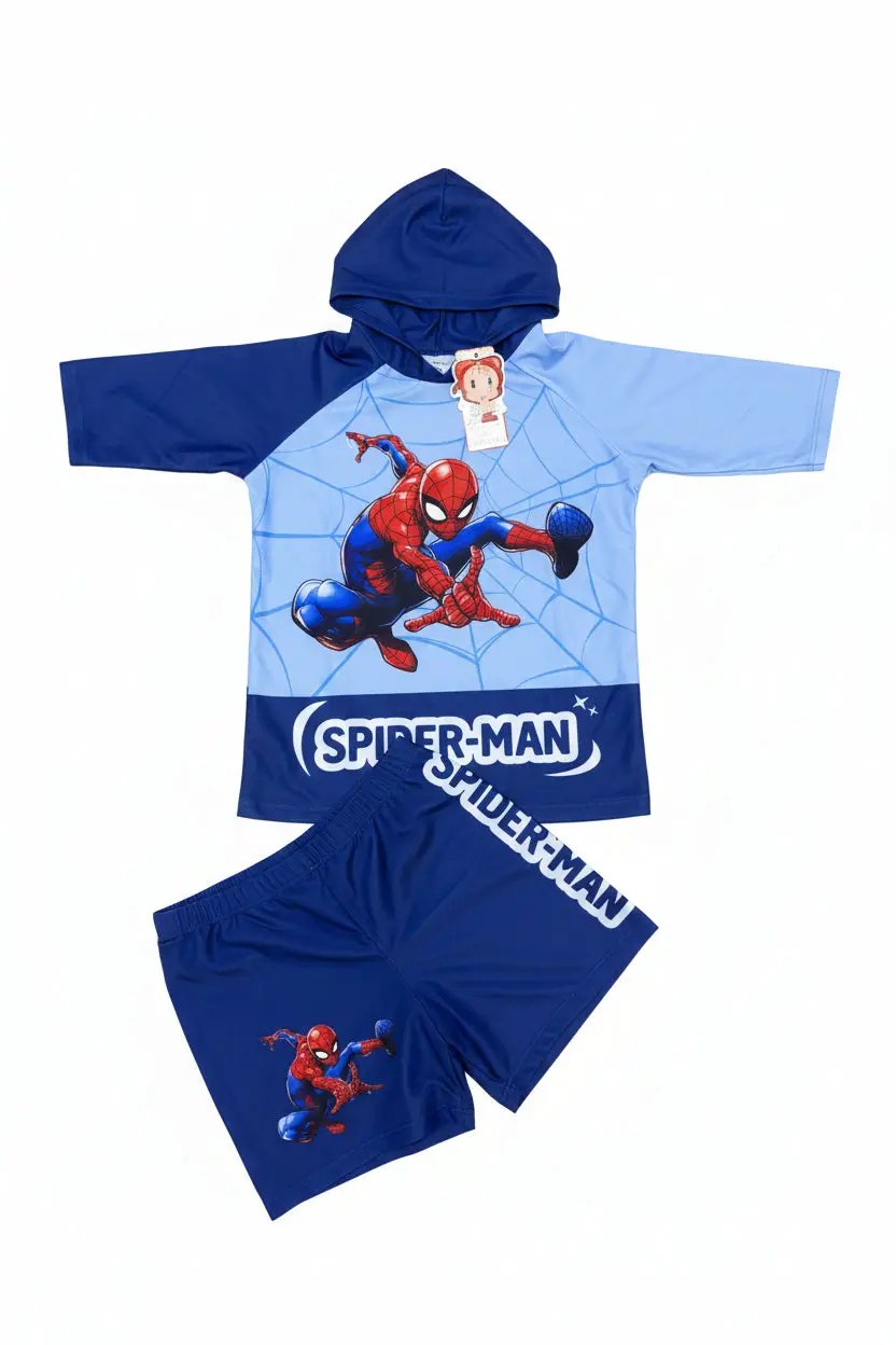 Kids 2-in-1 Cartoon Swimming Costume Swimwear Classic Bikinis
