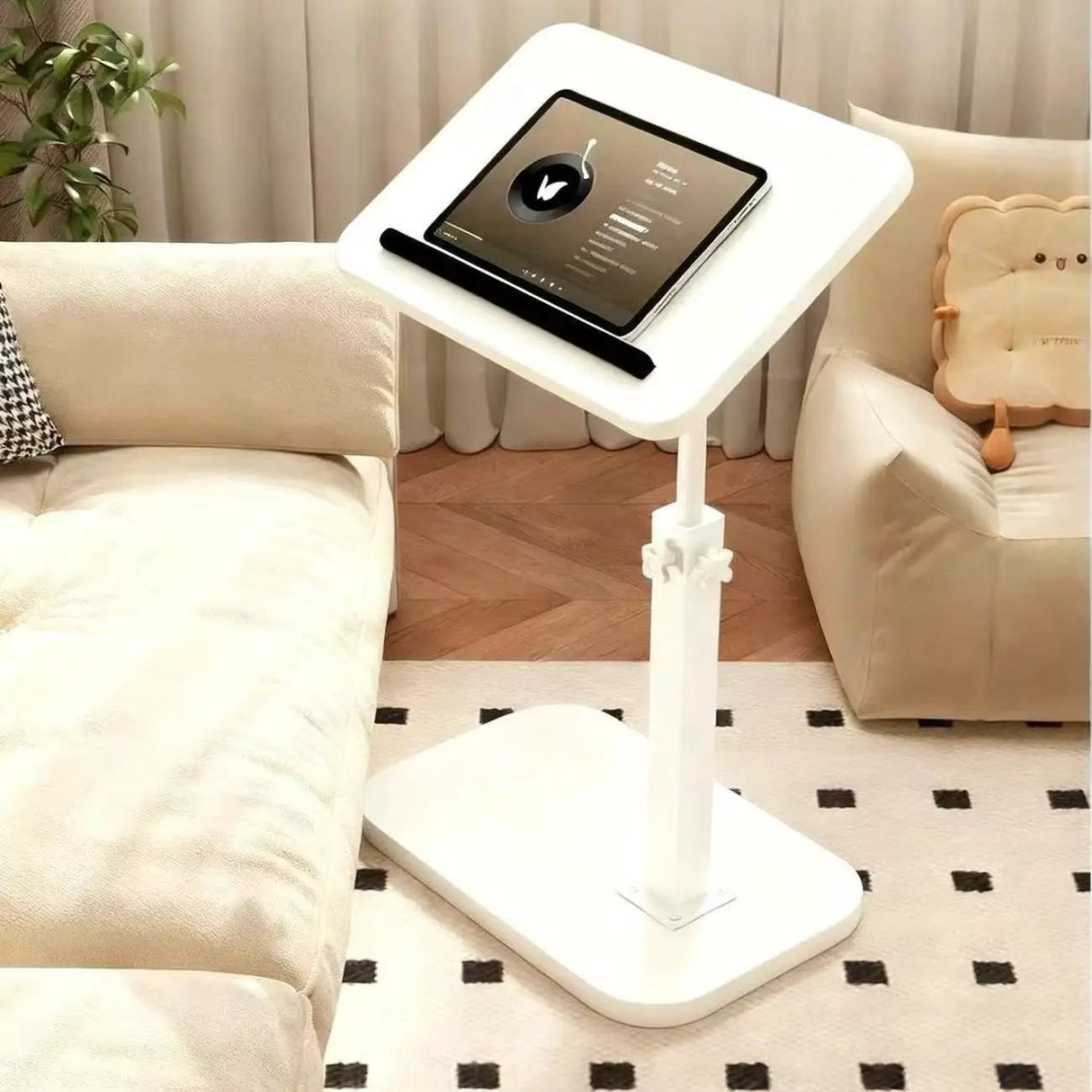 Adjustable C-Shaped Side Stool/Table Furniture Sofa Tables