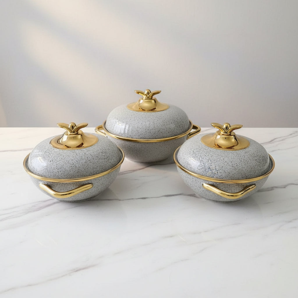 Ceramic Serving Bowls – Set of 3 Home & Kitchen Serving Bowls