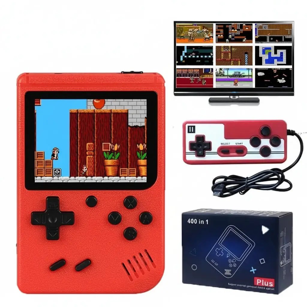 Mini Video Game Console with 400 Built-In Games Gaming & Electronics Handheld Game Consoles