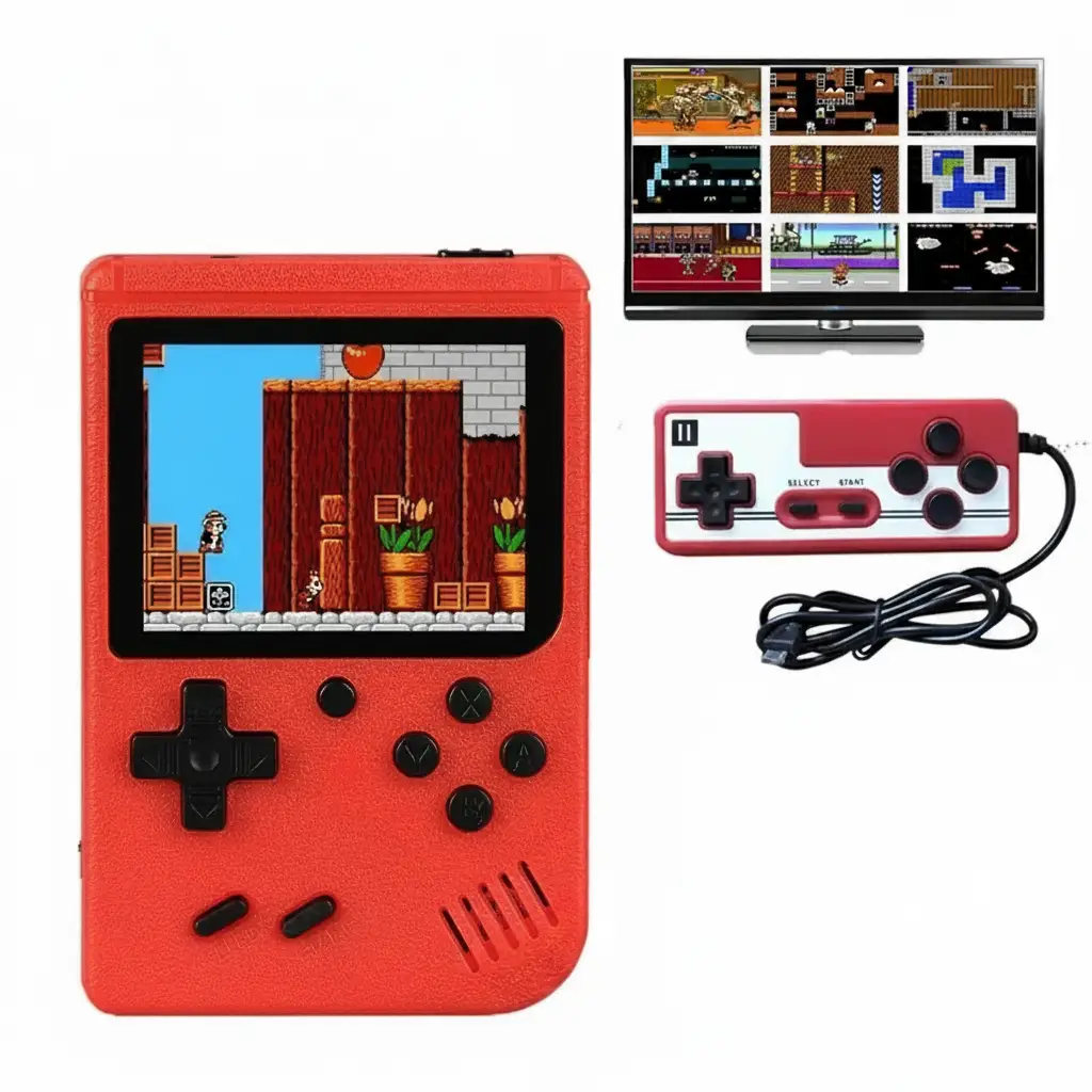 Mini Video Game Console with 400 Built-In Games Gaming & Electronics Handheld Game Consoles
