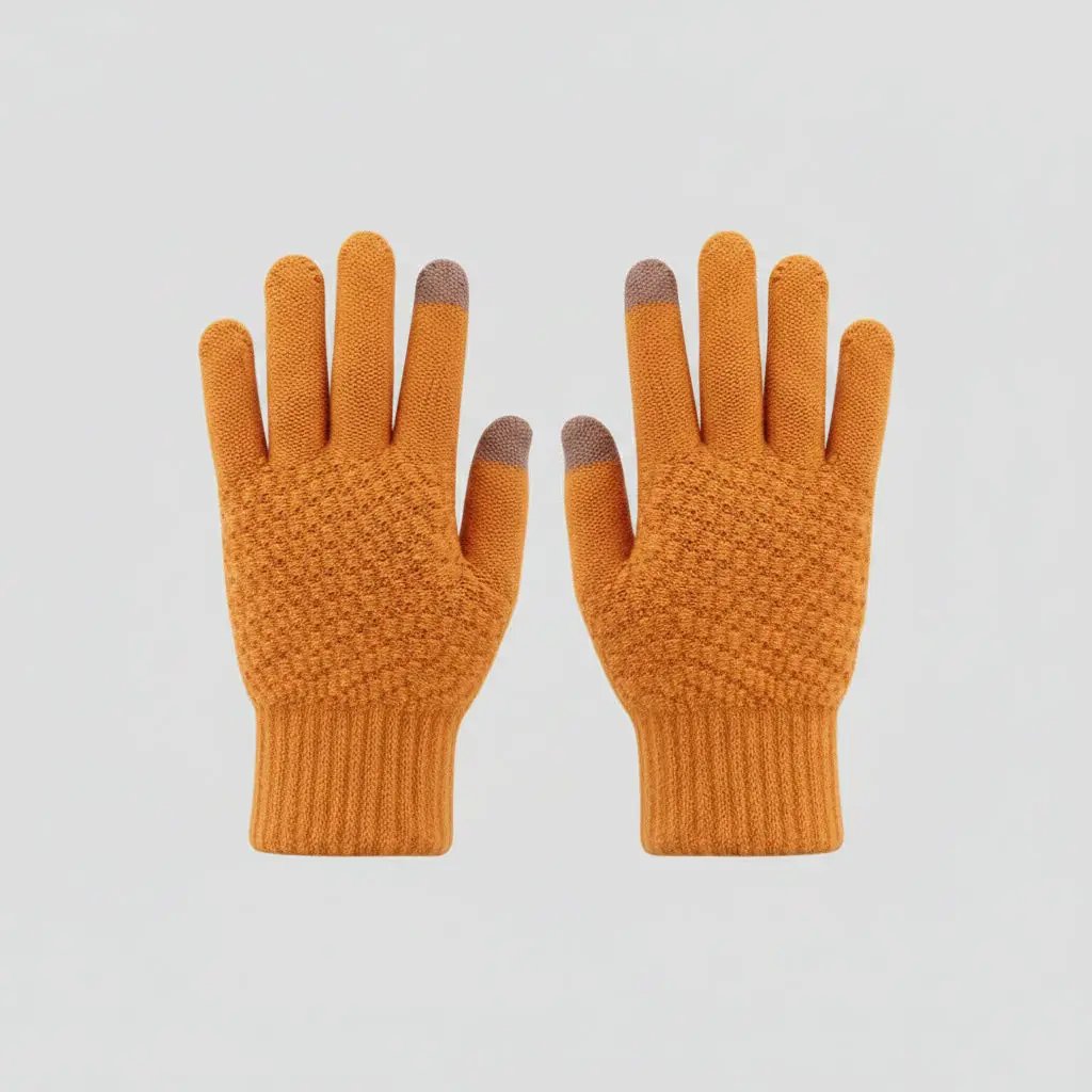 Winter Touchscreen Gloves, Fleece Lined Knit Wool Gloves & Winter Accessories Gloves & Mittens