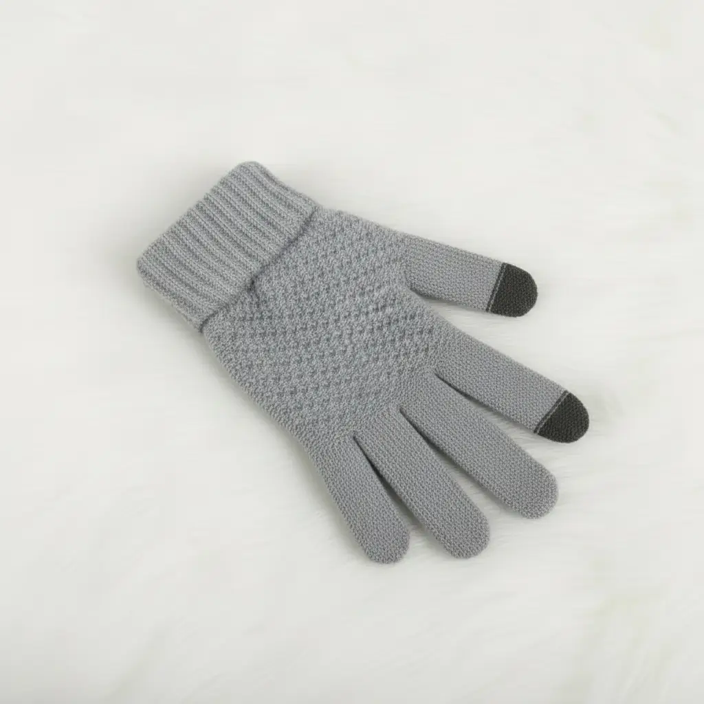 Premium Winter Touchscreen Gloves With Fleece Lining And Wool Knit Gloves & Winter Accessories Gloves & Mittens
