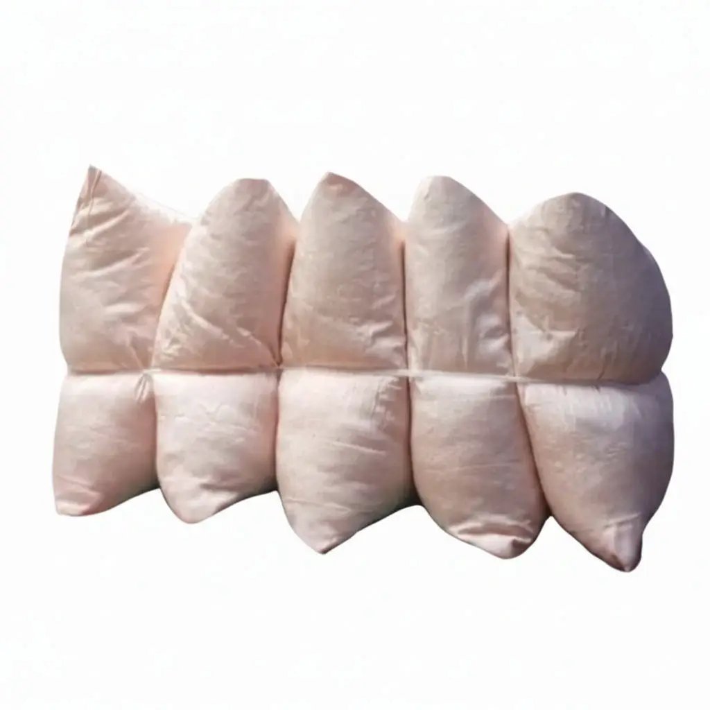 Fiber Filled Backrest Throw Pillows – Set of 5 Home Decor Throw Pillows