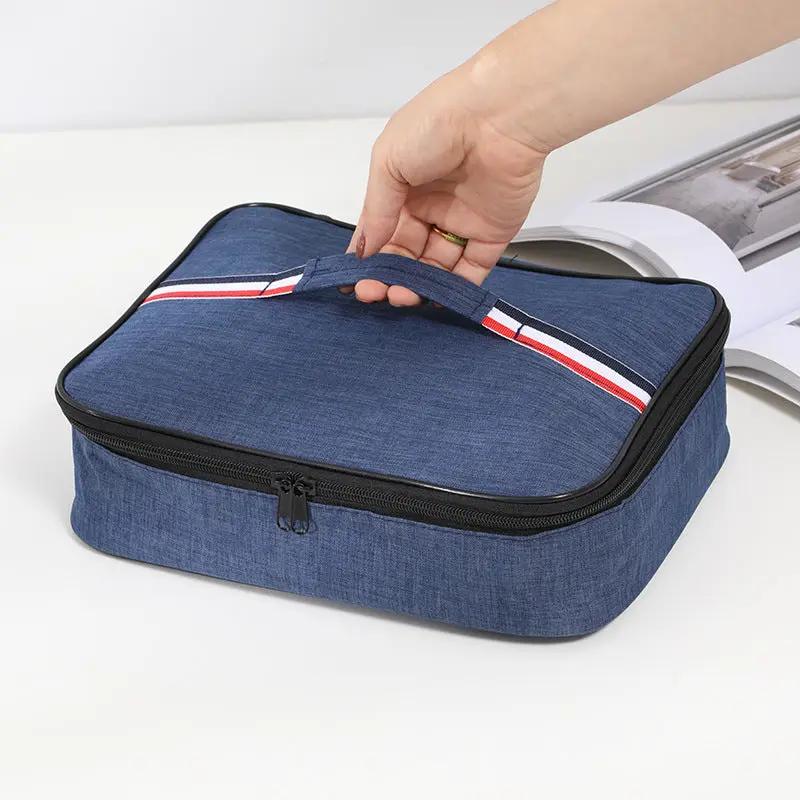 Large Square Oxford Insulated Lunch Bag Bags & Accessories Lunch Bags
