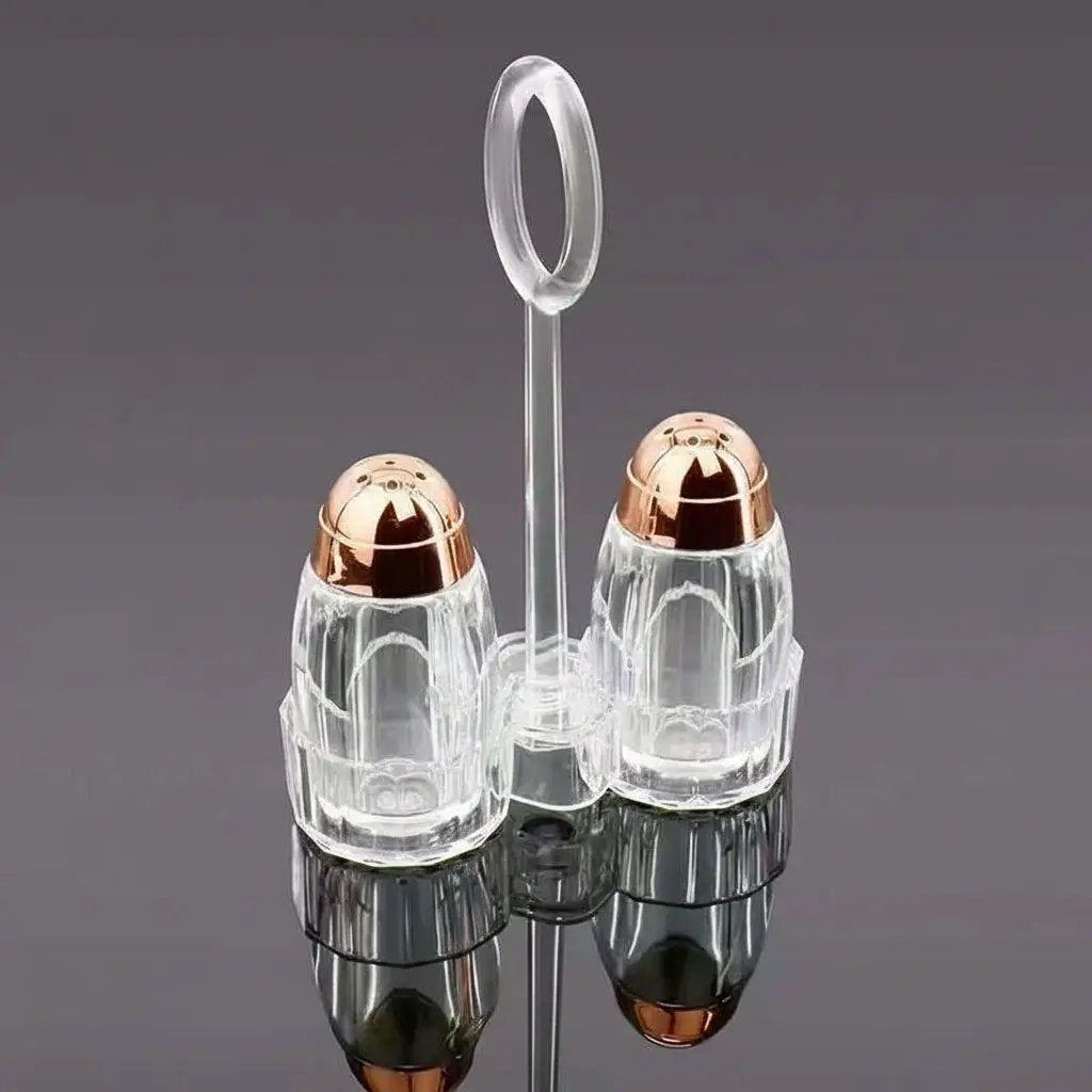 Acrylic Cruet Dining Shaker Set Kitchenware Condiment Dispensers