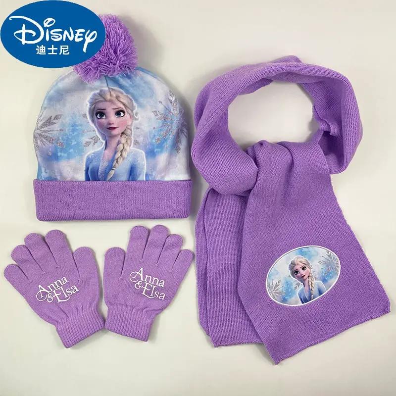 Kids Cartoon Princess Winter Set Baby & Kids Baby & Children's Hats