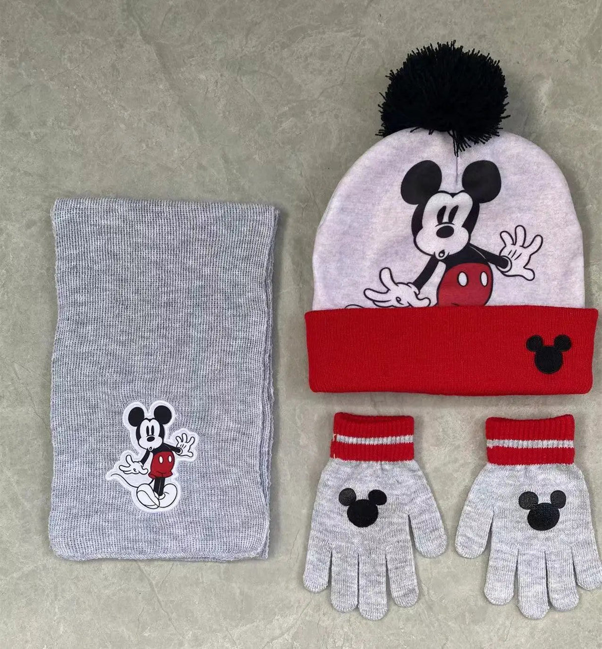 Kids Cartoon Princess Winter Set Baby & Kids Baby & Children's Hats