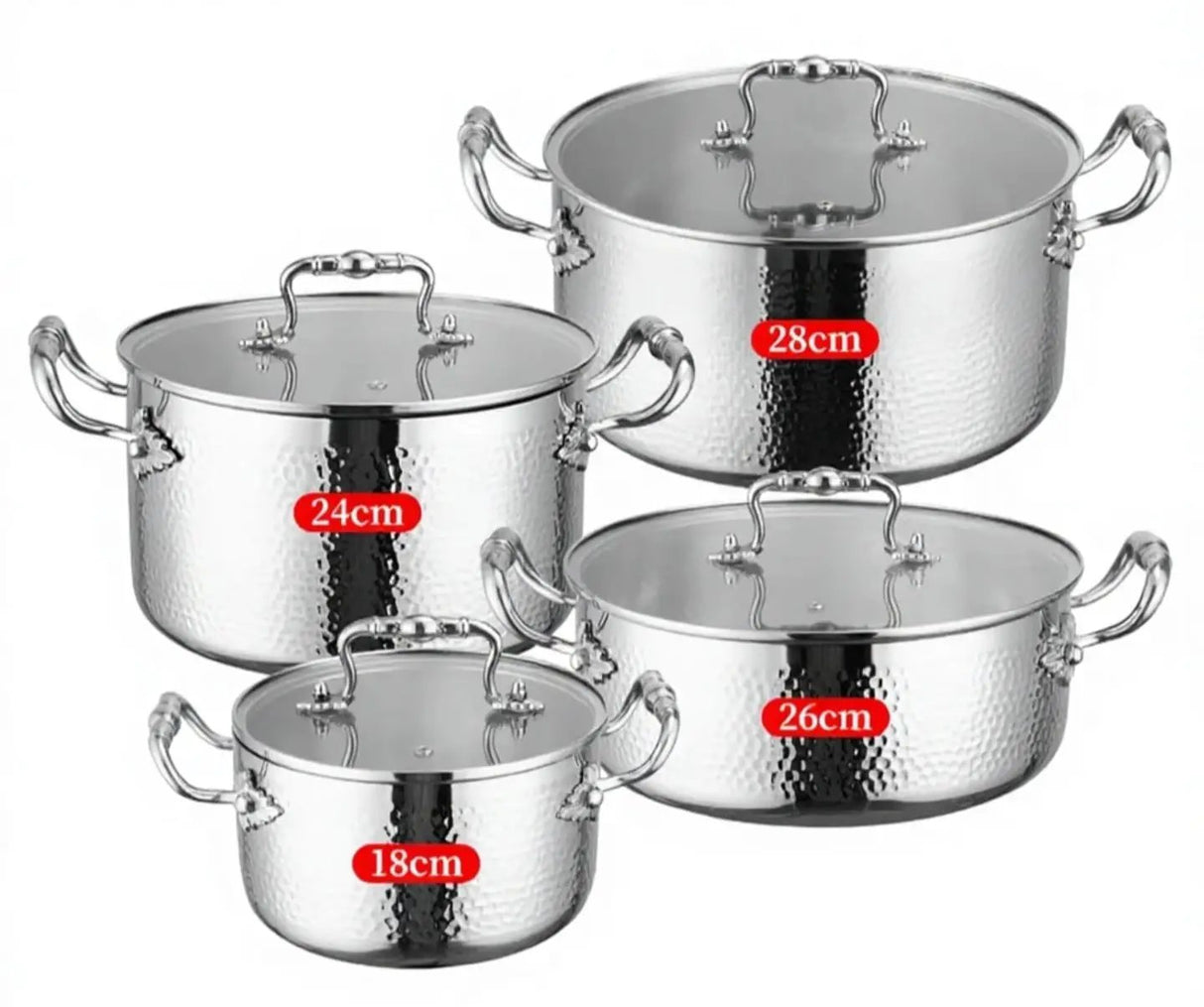 8-Piece Triply Stainless Steel Cookware Set Cookware & Kitchen Cookware Sets
