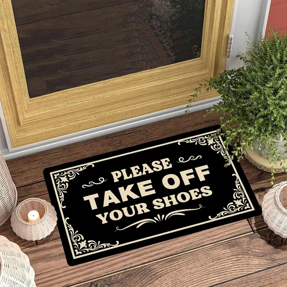 Non-Slip Doormat 50×80cm Home Décor Door Mats