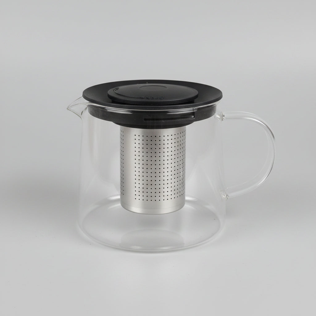 Borosilicate Glass Teapot with Infuser Kitchen & Dining Teapots