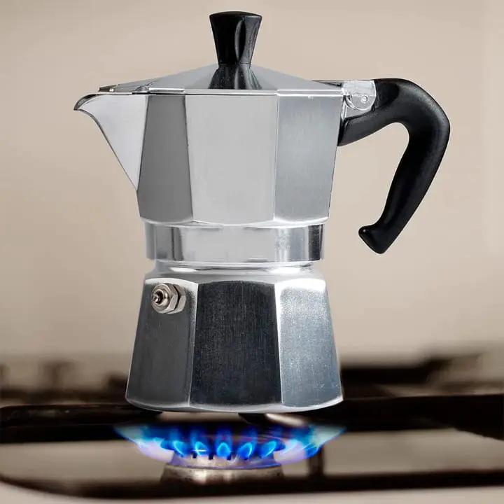 12-Cup Moka Pot Classic Italian Stovetop Coffee Maker Coffee & Tea Electric & Stovetop Espresso Pots