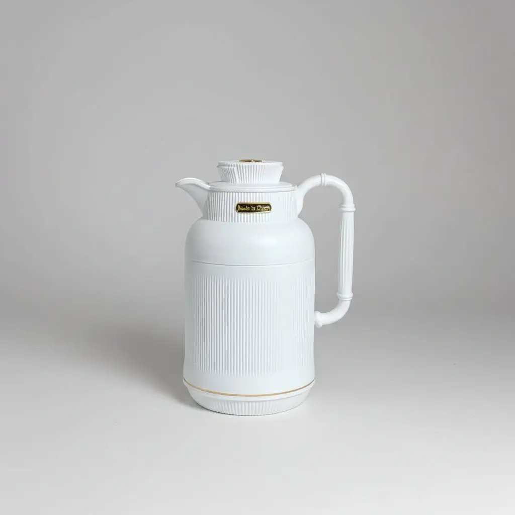 Classic Ribbed Vacuum Flask 1.0L Kitchen & Dining Thermoses