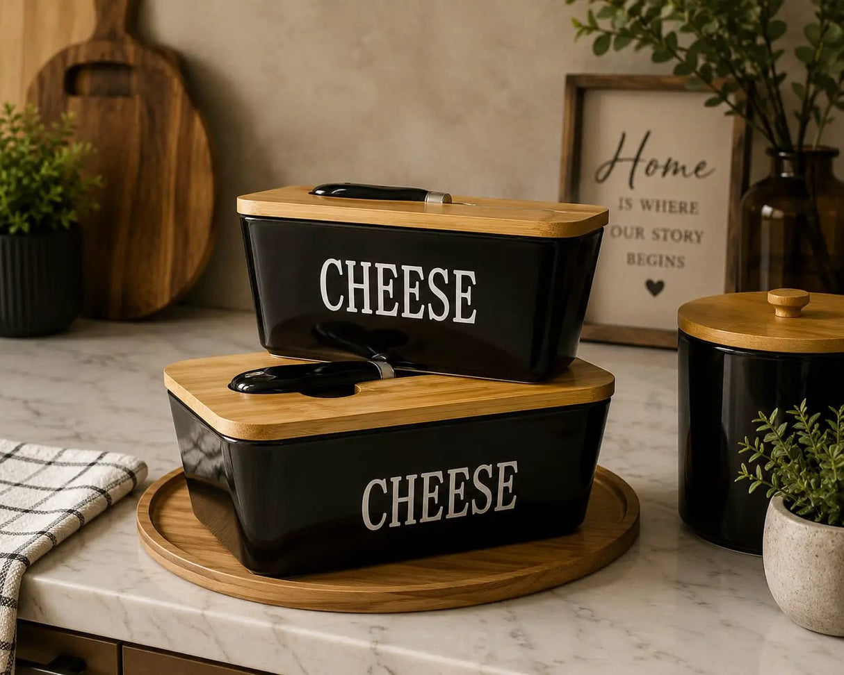 Ceramic Cheese Set Kitchen & Dining Serving Bowls