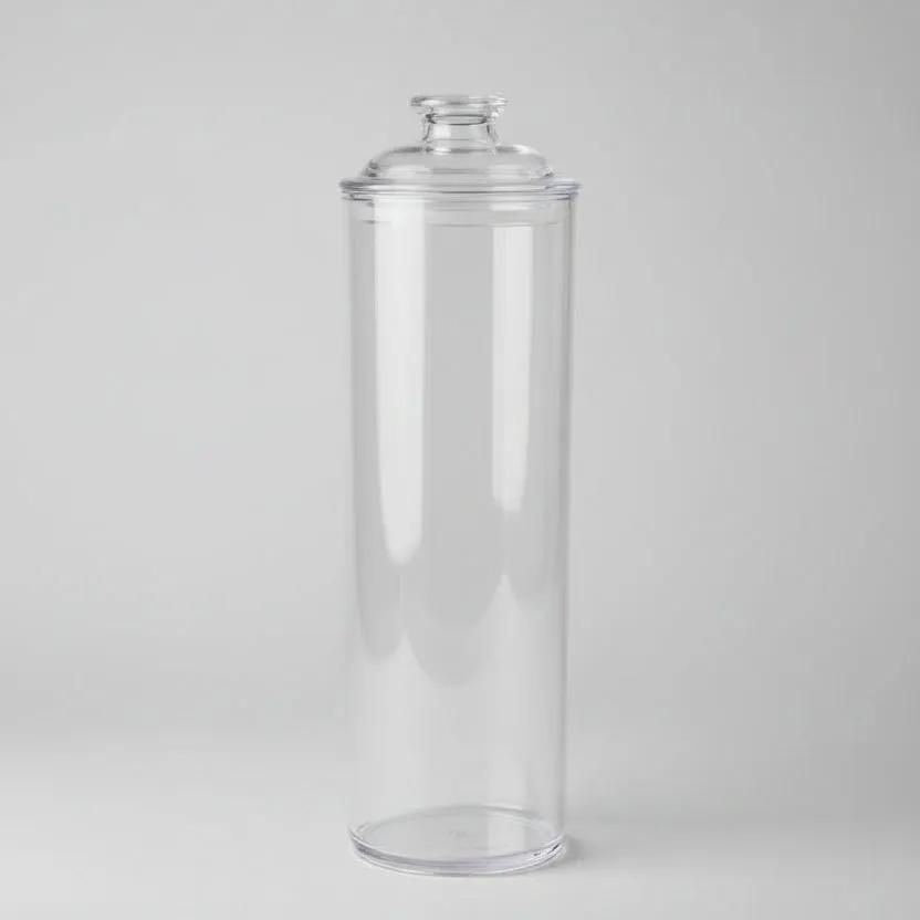 Easy Lock Round Acrylic Storage Jar 29x9cm Kitchen Storage Food Storage Containers