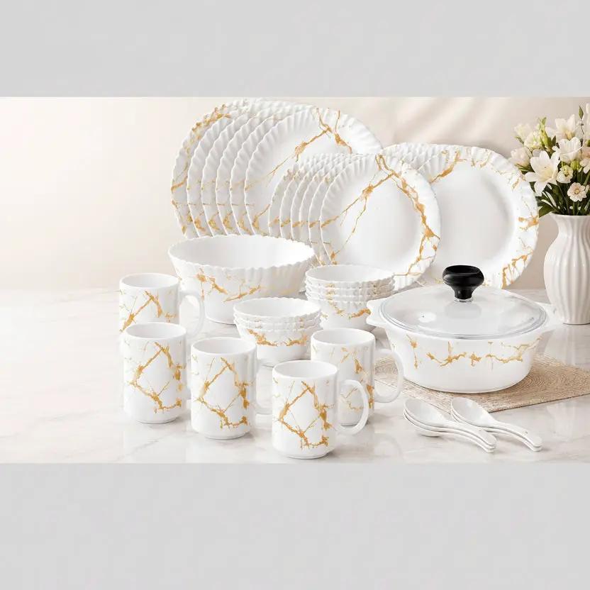 Glass Dinner Set 40pcs Dinnerware Dinnerware Sets