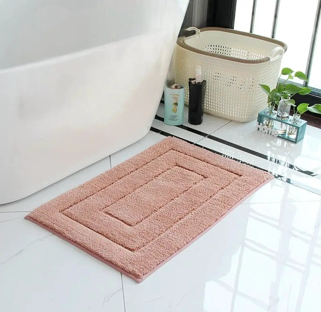 Flocking Bathroom Doormat Bathroom Door Mats