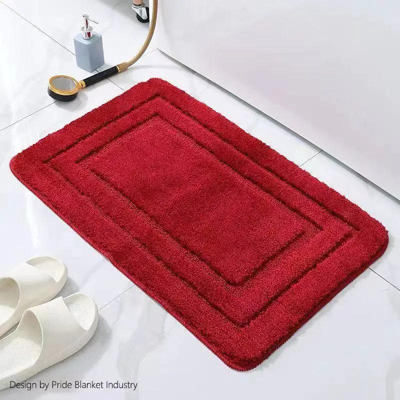 Flocking Bathroom Doormat Bathroom Door Mats