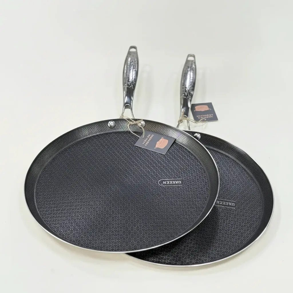 Triple S/S Non-Stick Flat Skillet Griddle Pan Cookware Griddles & Grill Pans