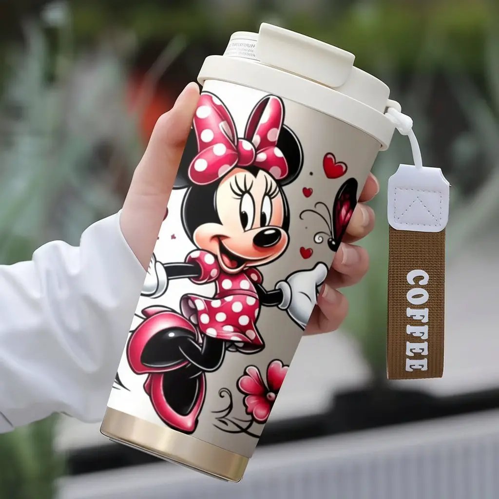Minnie Mouse Thermal Travel Tumbler Drinkware Travel Mugs