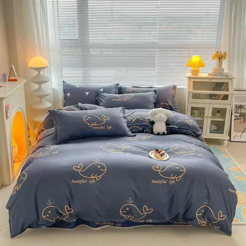 Printed Cotton Duvet Cover Set 6x6 Bedding Duvet Covers