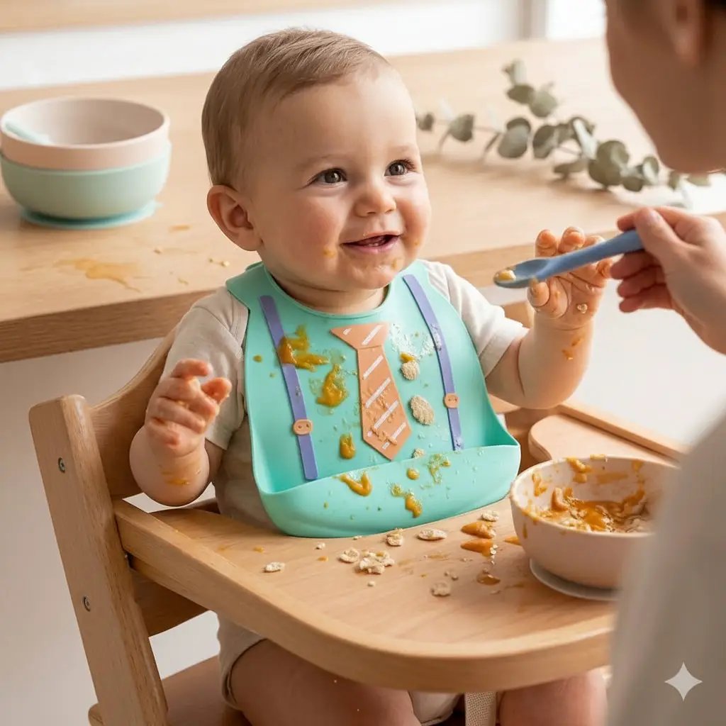 Baby Silicone Feeding Bib Kids & Baby Bibs