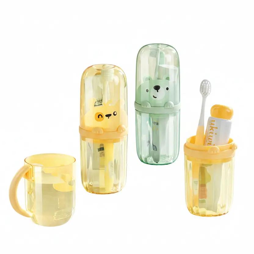 Kids Cartoon Toothbrush & Toothpaste Holder Kids & Baby Toothbrush Holders