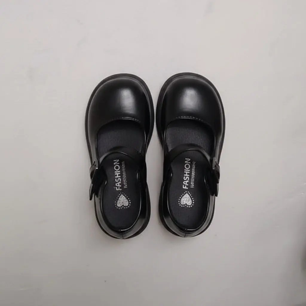 Mini Girls Leather Shoes Size 23-25 Shoes Baby & Children's Sneakers