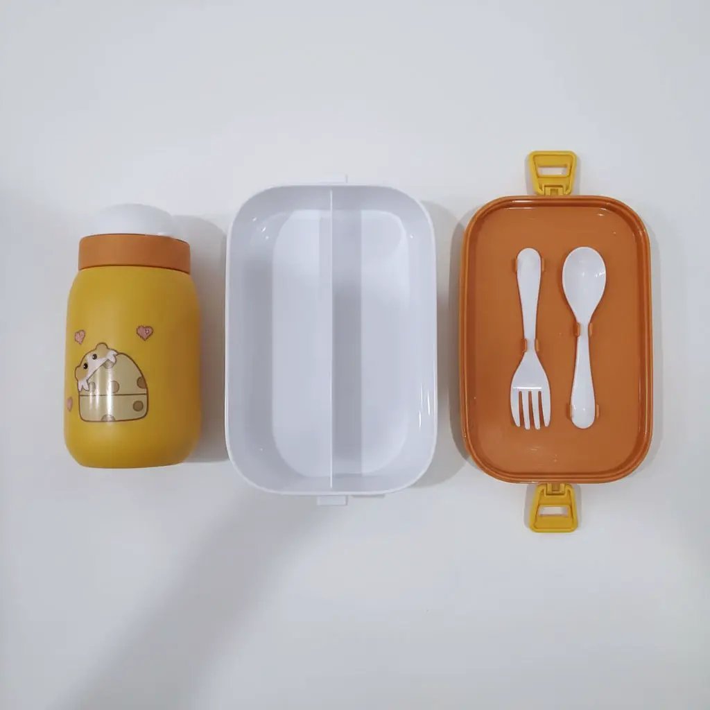 2-Piece Quality Lunch Box Set Kitchenware Lunch Containers