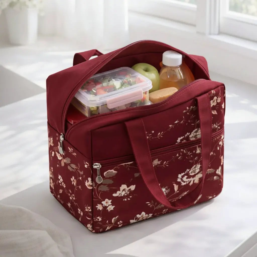 Insulated Thermal Lunch Tote Bag Kitchen & Storage Lunch Bags
