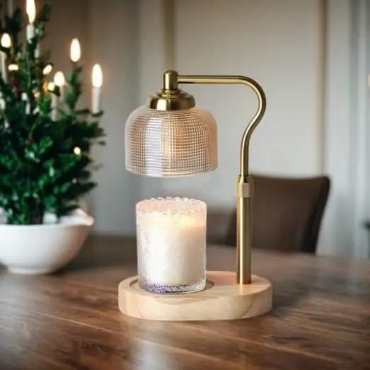 Glass Dimmable Electric Candle Warmer Home Decor Candle & Oil Warmers