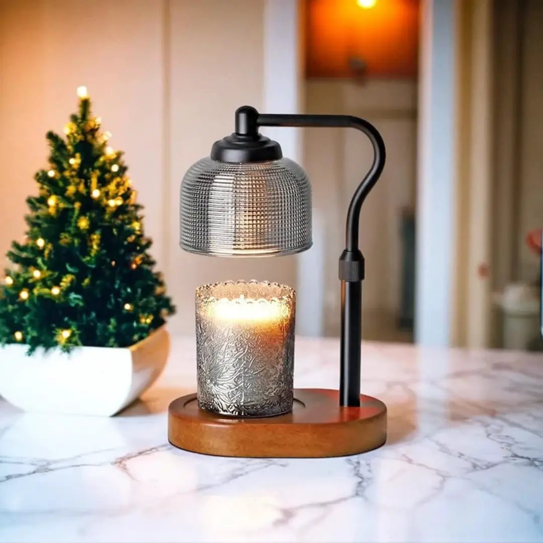 Glass Dimmable Electric Candle Warmer Home Decor Candle & Oil Warmers