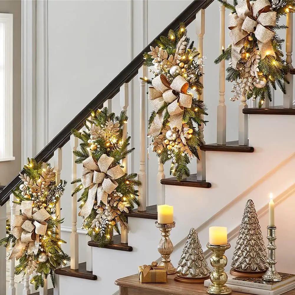 60cm Christmas LED Swag Wreath Christmas Wreaths Wreaths
