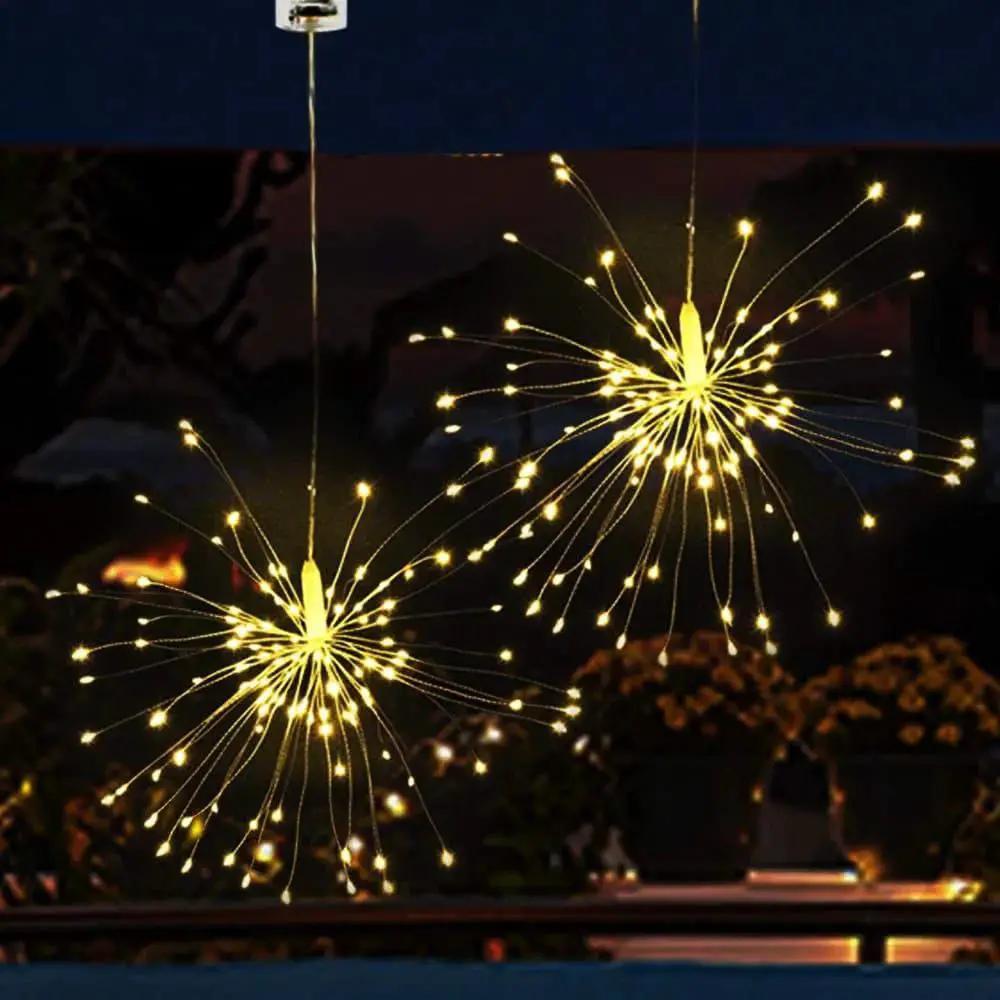 Solar Firework Garden Decorative Light Solar Garden Lights Landscape Pathway Lighting