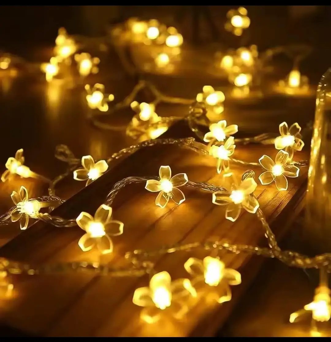 10m Christmas Flower LED Fairy Lights Christmas String Lights String Lights