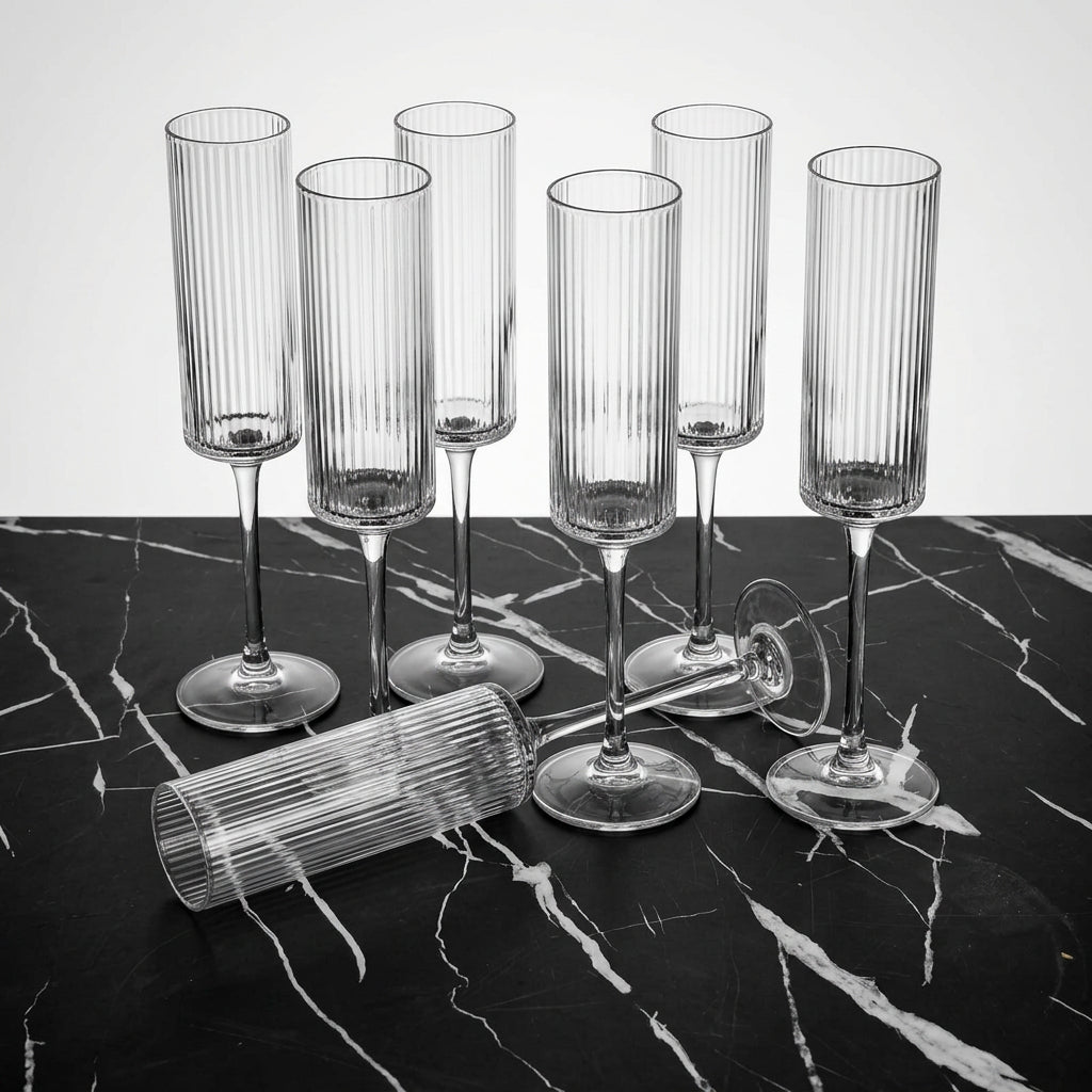 Champagne Glasses Set