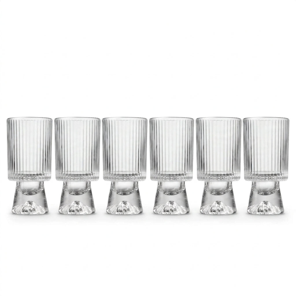 Mountain-Bottom Drinking Glasses