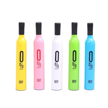 Wine Bottle Design Umbrella