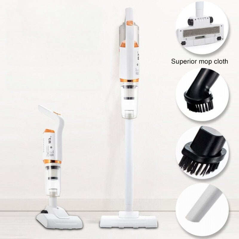Wireless Rechargeable Vacuum Cleaner with 4 Brush Options and 7500Pa Suction