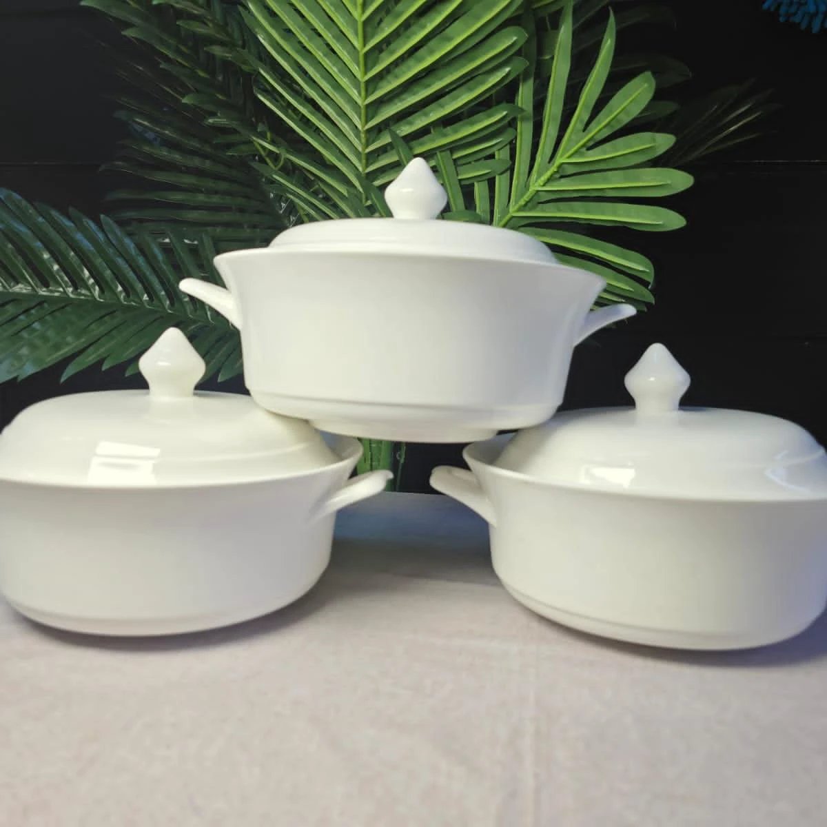 2-Litre Ceramic Serving Bowl – Microwave Friendly Modern Tableware tableware Serveware