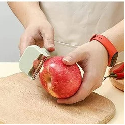 4in1 Handheld Electric Vegetable Cutter Set with Brush - Green