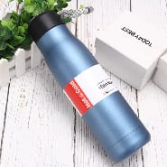 600ml Stainless Steel Flask with String Strap